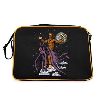Bigfoot Équitation Mothman - Sac Retro - noir/or - Dos