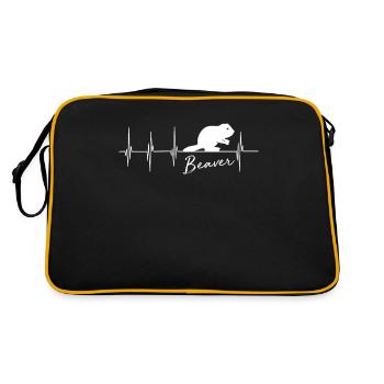 Biber - Sac Retro - noir/or - Dos