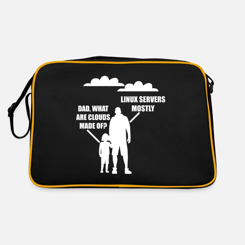 Dad What Are Clouds Made Of Linux Servers Mostly 4 Retro Tasche
