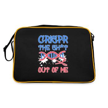 Scientifique sort blague Crispr biologie professeur - Sac Retro - noir/or - Dos