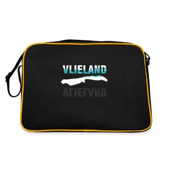 Vlieland Vacances Hollande Pays-Bas - Sac Retro - noir/or - Dos