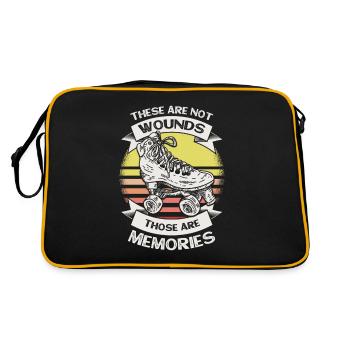 Roller Skate Girl Roller Roller Girl - Retro Bag - black/gold - Back