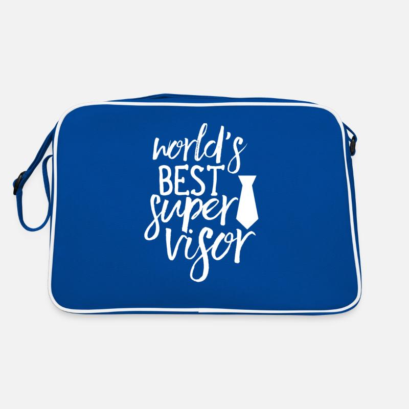 World's Best Supervisor Profession Supervisor Supervisor Retro Bag