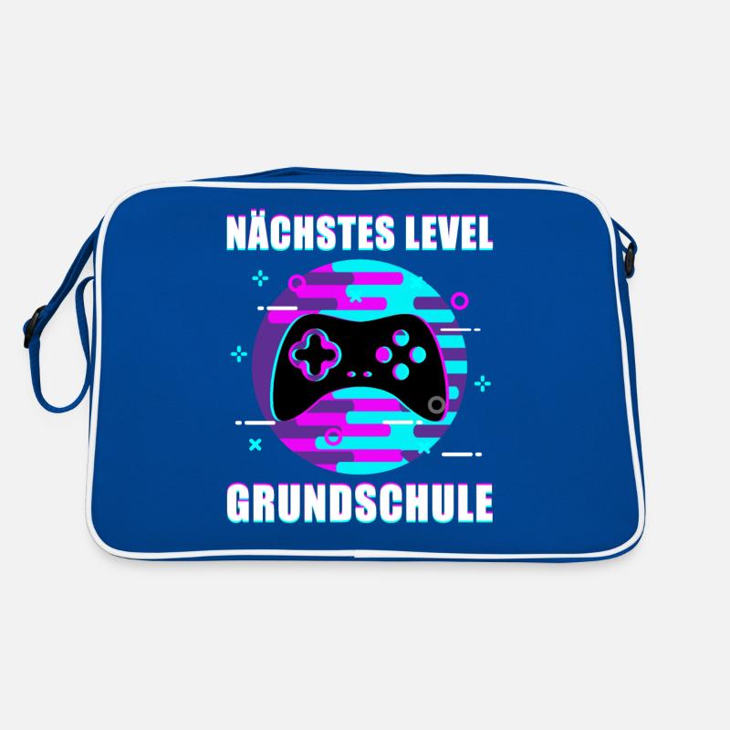 Gamer Zocker Einschulung Schulbeginn Schulkind Retro Tasche