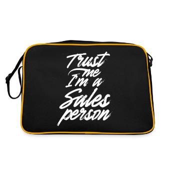 Trust Me I Am A Seller Sales Sales - Retro Bag - black/gold - Back