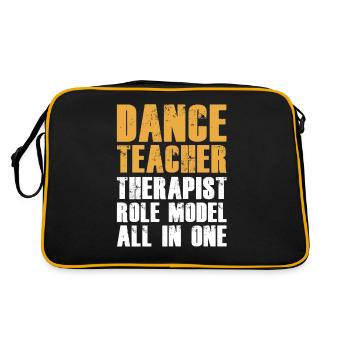 Dancing Dancer Dance - Retro Bag - black/gold - Back