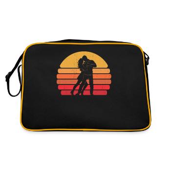 Rétro danseur danseur vintage danse - Sac Retro - noir/or - Dos