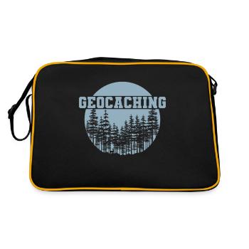 Le géocaching dans la forêt - Sac Retro - noir/or - Dos