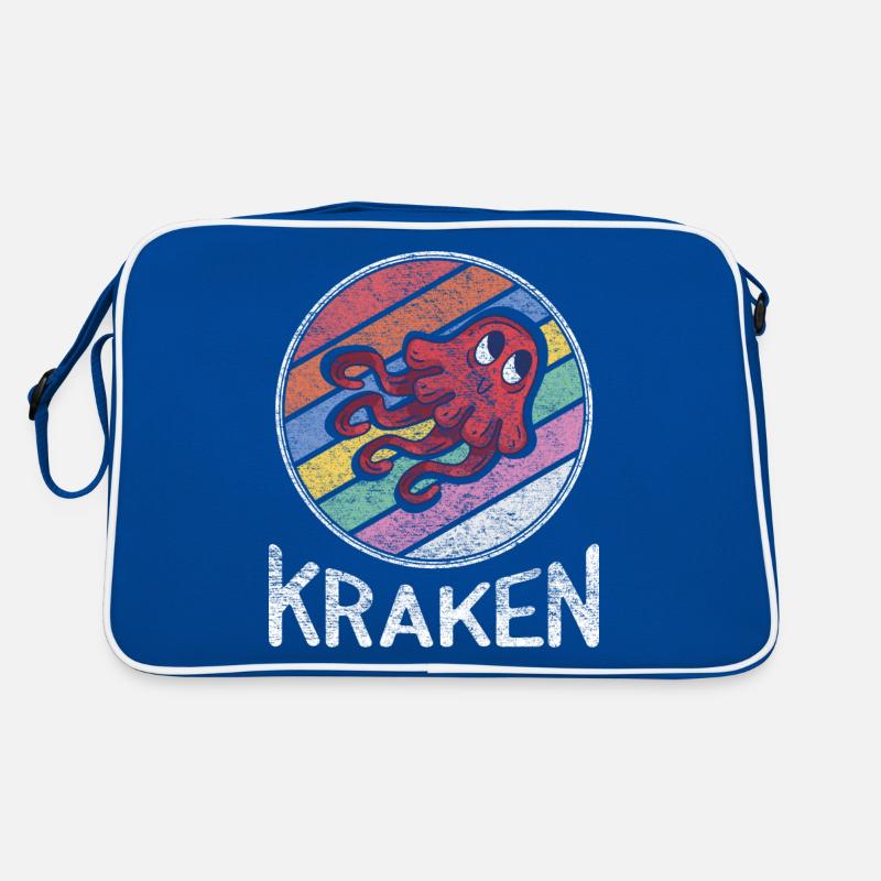 Kraken Kinder Retro Tasche