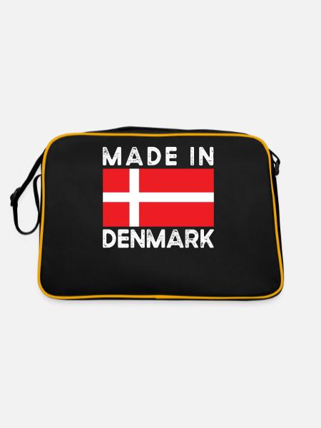 Denmark - Retro Bag - black/gold - Back
