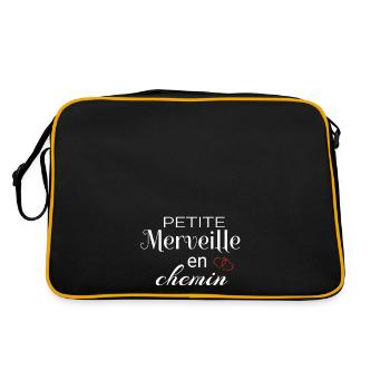 Petite Merveille En Chemin - Sac Retro - noir/or - Dos