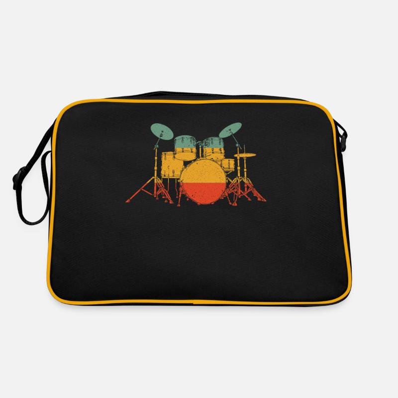 Rétro percussion rétro batterie cadeau Sac Retro