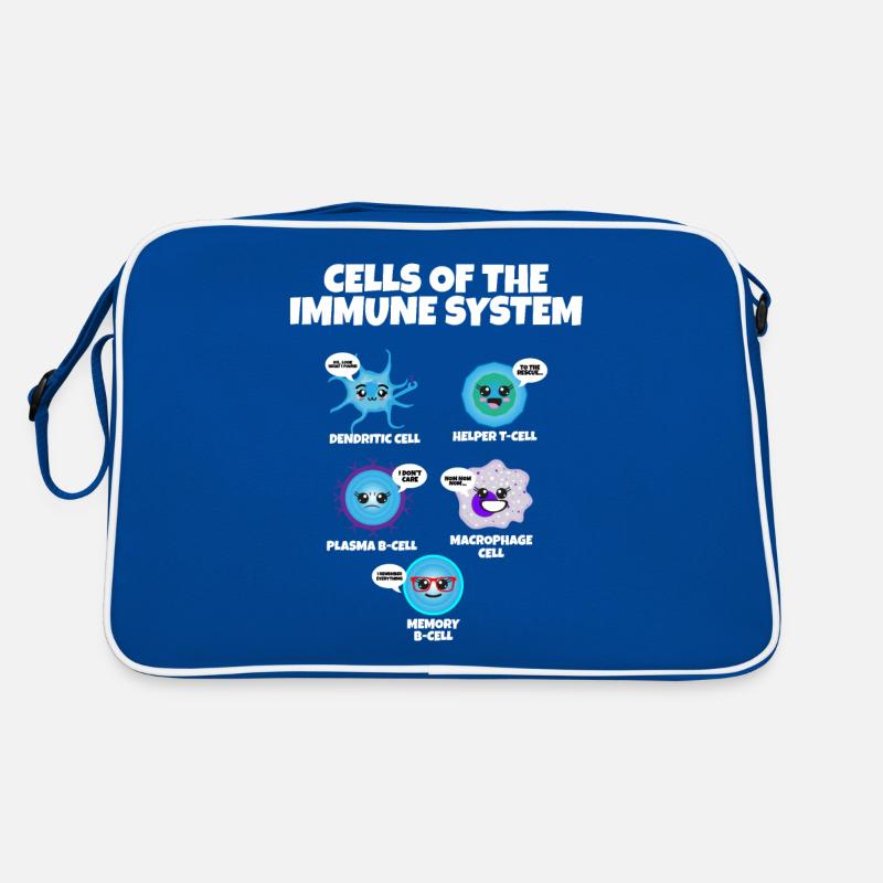 Immune System Cells Biology Cell Science Retro Tasche
