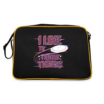 Frisbee throw things - Sac Retro - noir/or - Dos