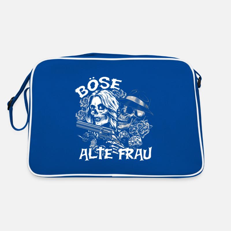 Böse Alte Frau Retro Tasche