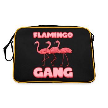 Flamingo Gang Malle Party Groupe femmes - Sac Retro - noir/or - Dos