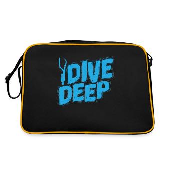 Plongeur d’apnée Dive Deep - Sac Retro - noir/or - Dos