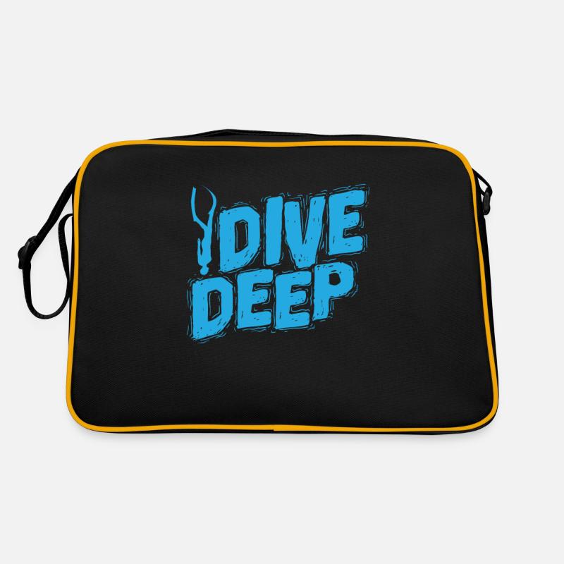 Apnoetaucher Dive Deep Retro Tasche