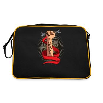 Artisans Métiers - Sac Retro - noir/or - Dos