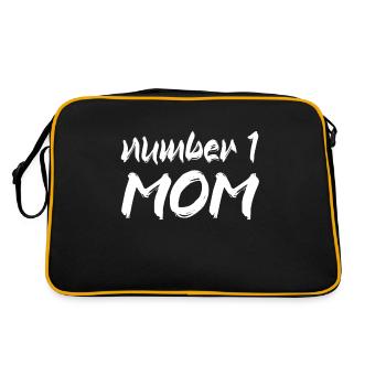 Number one Mom - Sac Retro - noir/or - Dos
