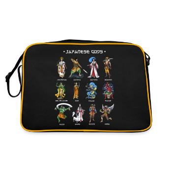 Dieux de la mythologie japonaise - Sac Retro - noir/or - Dos