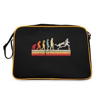 Rugby Ball Sport Player Evolution Rugby Team - Sac Retro - noir/or - Dos