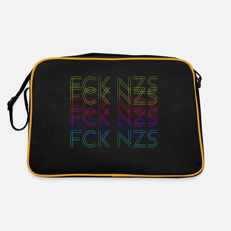 Links Antifaschist retro Statement Gift Retro Bag