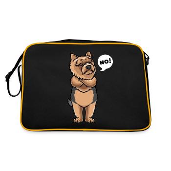 Sturer Norwich Terrier - Sac Retro - noir/or - Dos