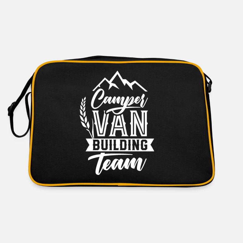 Campervan Building Team Motorhome Caravan Retro Bag