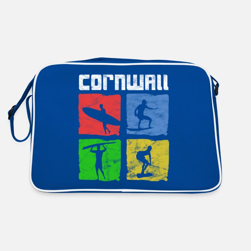 Surf pour surfeurs Vintage Cornwall Idée cadeau Sac Retro