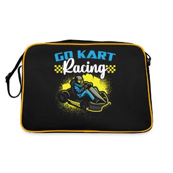 GoKart Racing - Sac Retro - noir/or - Dos
