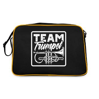 Trompette de l’équipe trompette de l’équipe trompette - Sac Retro - noir/or - Dos