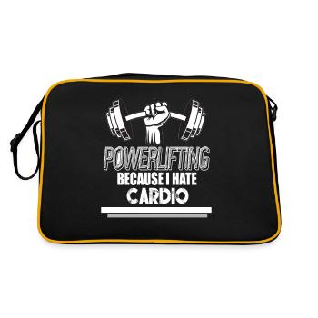 Trois-combats Powerlifting Powerlifter - Sac Retro - noir/or - Dos