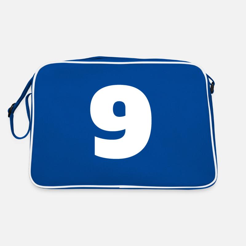Number 9 Capital letters monogram Retro Bag