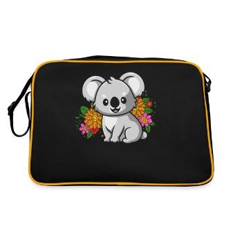 Koala Koalabär - Sac Retro - noir/or - Dos