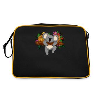 Koala Koalabär - Sac Retro - noir/or - Dos