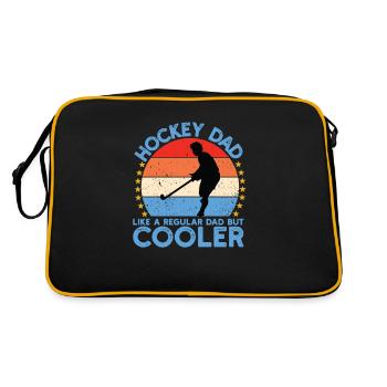 Hockey hockey joueur de hockey papa - Sac Retro - noir/or - Dos