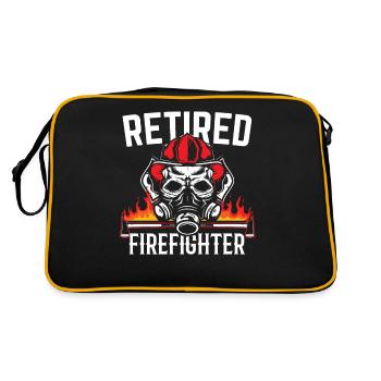 Pompier retraités - Sac Retro - noir/or - Dos
