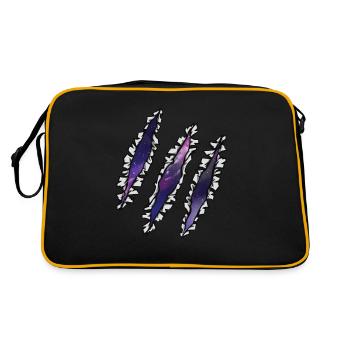Scratch Galaxy Space Space - Retro Bag - black/gold - Back