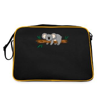 Koala Koalabär - Sac Retro - noir/or - Dos