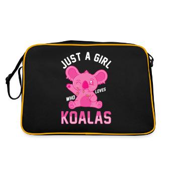 Koala Koalabär - Sac Retro - noir/or - Dos