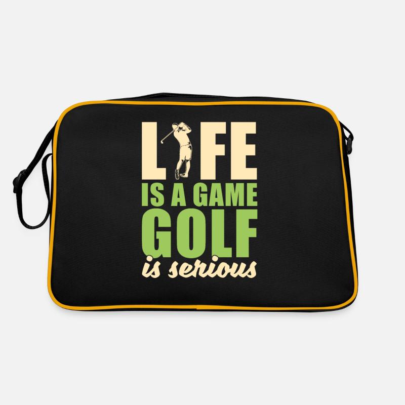 Golf Golfer Golfer Golfer Golf Course Retro Bag