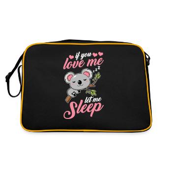 Koala Koalabär - Sac Retro - noir/or - Dos
