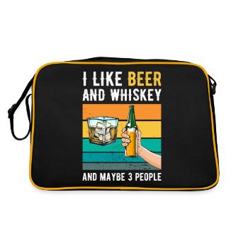 Whiskey - Sac Retro - noir/or - Dos