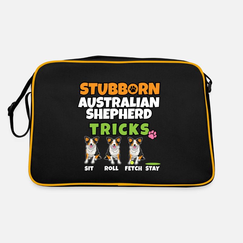 Stubborn Australian Shepherd Tricks I Australian Retro Tasche