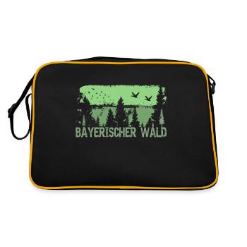 forêt bavaroise - Sac Retro - noir/or - Dos