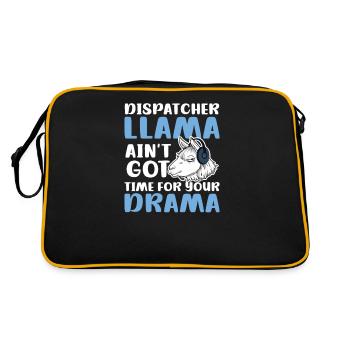 Dispatcher Dispatcher Llama - Retro Bag - black/gold - Back