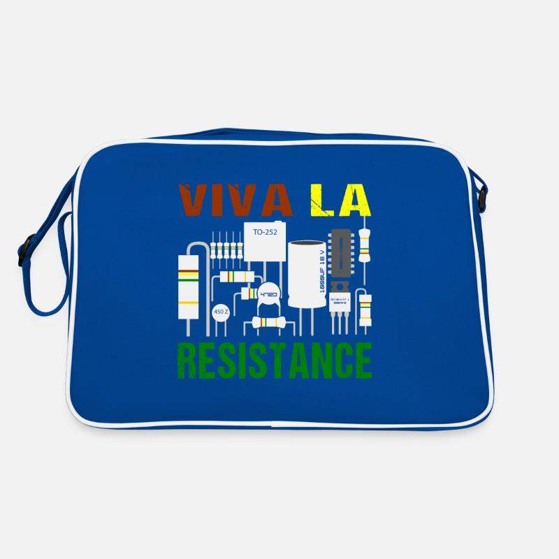 Electronics Multimeter Viva La Resistance Funny Retro Bag