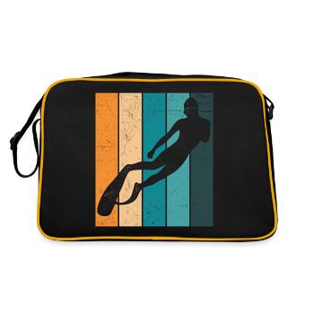 Freediver Retro Freediver Apnea Diver Apnea - Retro Bag - black/gold - Back