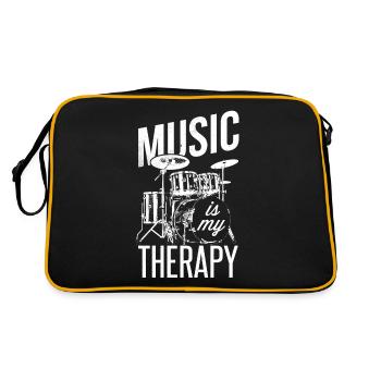 percussion - Retro Bag - black/gold - Back